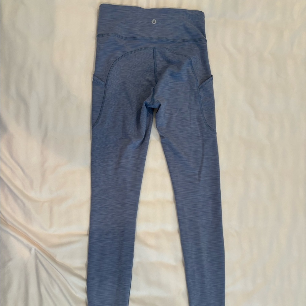 Invigorate High-Rise Tight 28" *Online Only Color: Heathered Water Drop Size4 - Picture 6 of 7